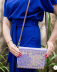 Pride and Prejudice Purple Book Crossbody Bag-Small
